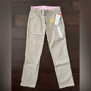 Cat & Jack Girls Khaki Uniform style pants - size 10 NWT